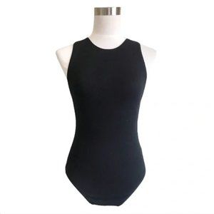 NWT ZARA BLACK RIBBED BODYSUIT